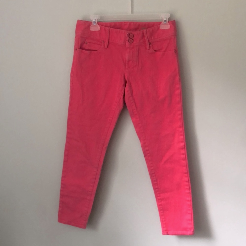 Lilly Pulitzer Pink Worth Skinny Mini Jeans